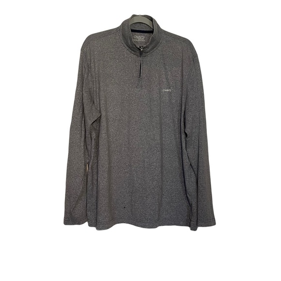 Chaps sport  men’s Gray Quarter-Zip Pullover size XXL good condition - Picture 2 of 5